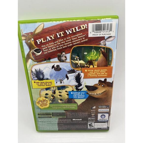 Open Season Original Microsoft Xbox Game Complete With Manual Free Shipping - Picture 2 of 6